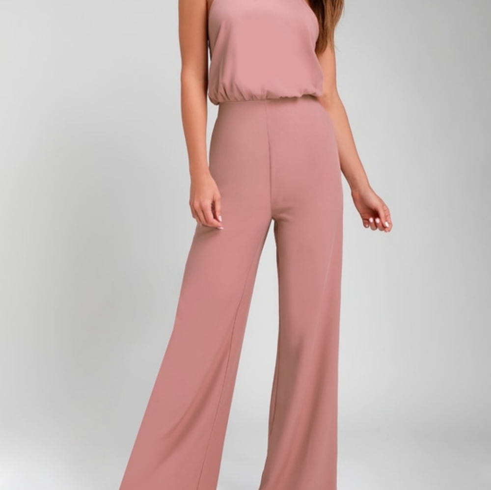 Dusty Rose Lulus Jumpsuit